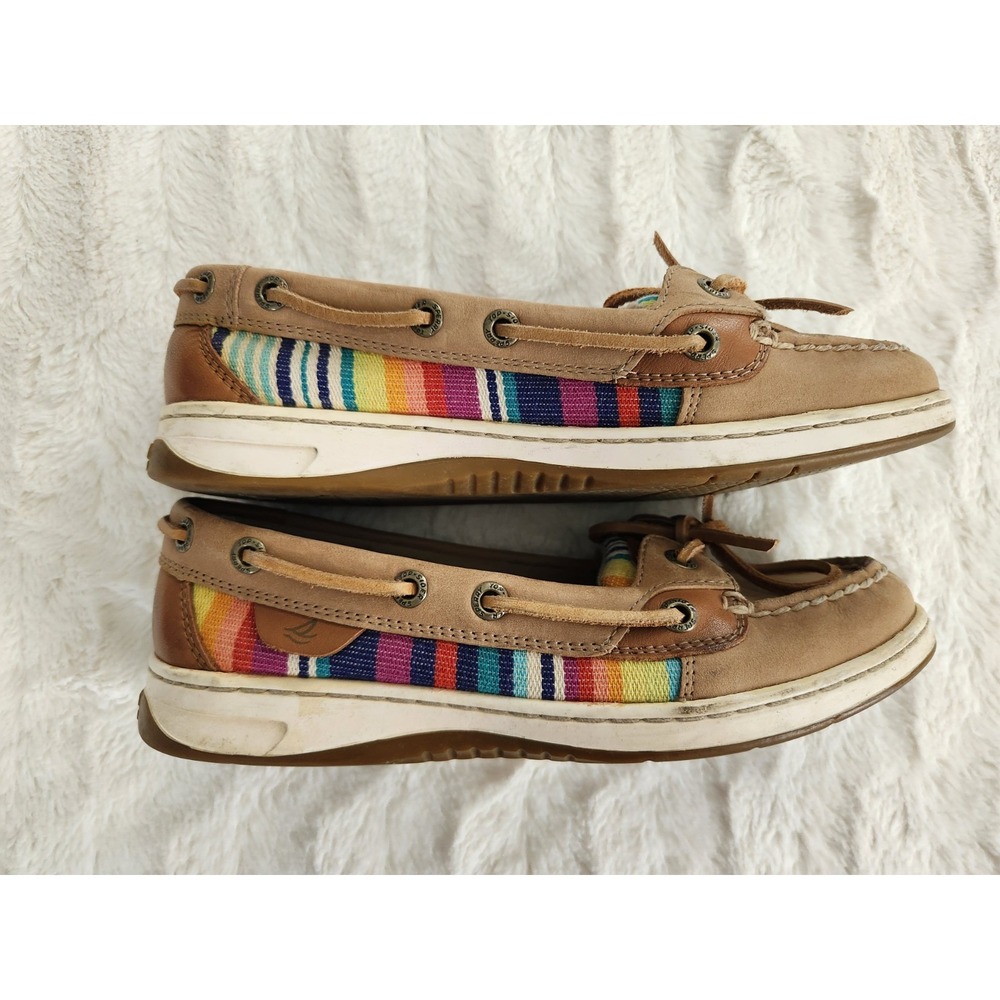 Sperry Top-Sider Vertical Color Stripes Boat Shoes Women's 6M‎ STS90025 - Picture 6 of 8